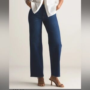 Quince straight leg jeans in stormy blue